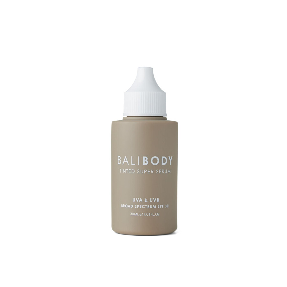 Bali Body Tinted Super Serum Spf30 | Natural Shade Daily Skincare For All Skin Types | Hyaluronic Acid Infused Skin Perfector For Glowing Skin | Vegan, Cruelty
