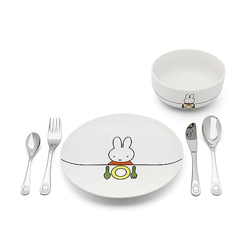 Miffy Porcelain Crockery Set 6-Piece