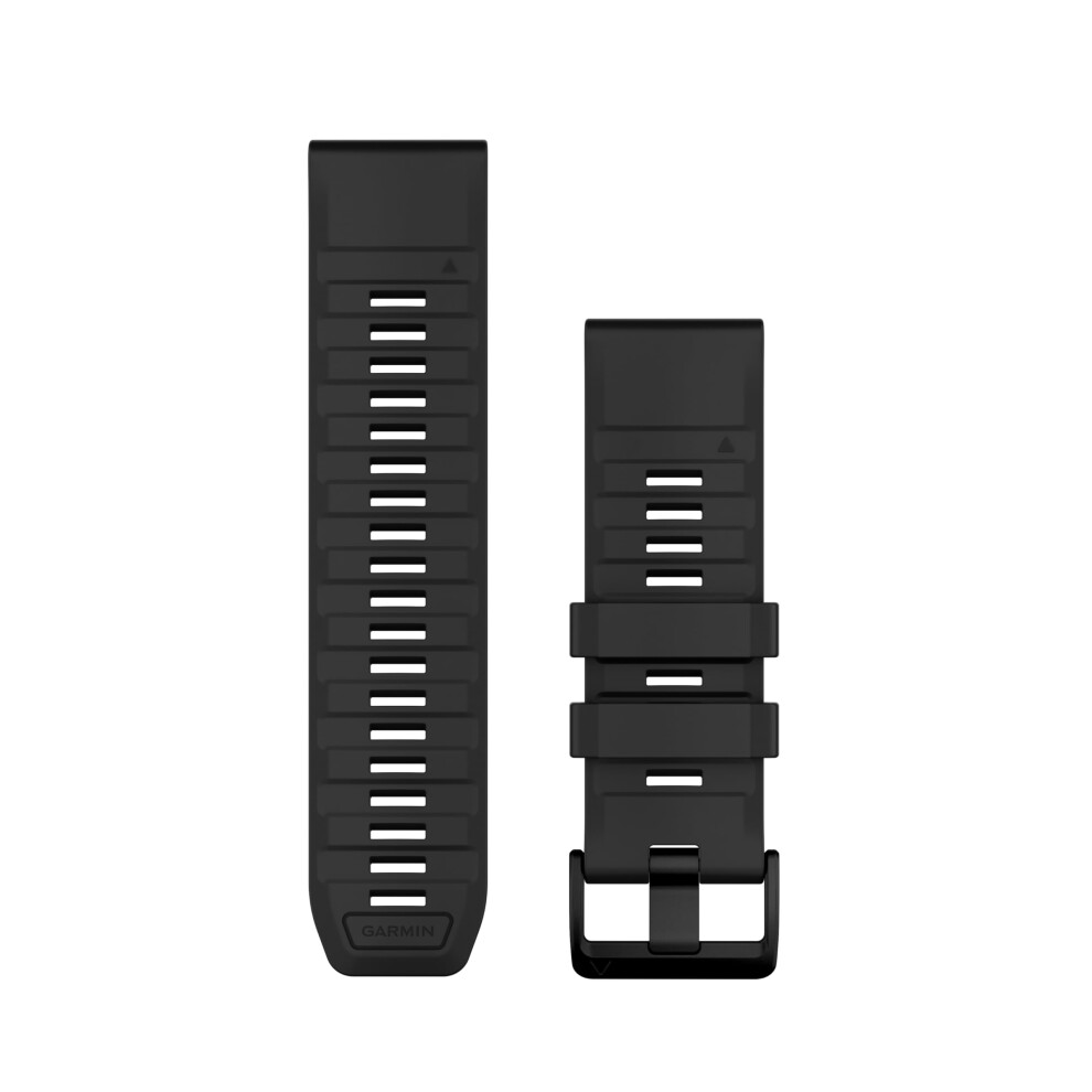 Fenix 8, 26mm, QuickFit Black Silicone Band