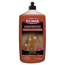 Weiman Wood Floor Polish & Restorer 32 oz (Model 523) – Restores shine, micro-fill scratches, scratch-resistant, safe for kids and pets
