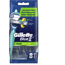 BlueII Plus Slalom Men's Disposable Razors, 8 razors