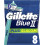 Gillette BlueII Plus Slalom Men's Disposable Razors, 8 razors 2