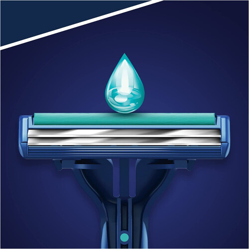 Gillette BlueII Plus Slalom Men's Disposable Razors, 8 razors 2