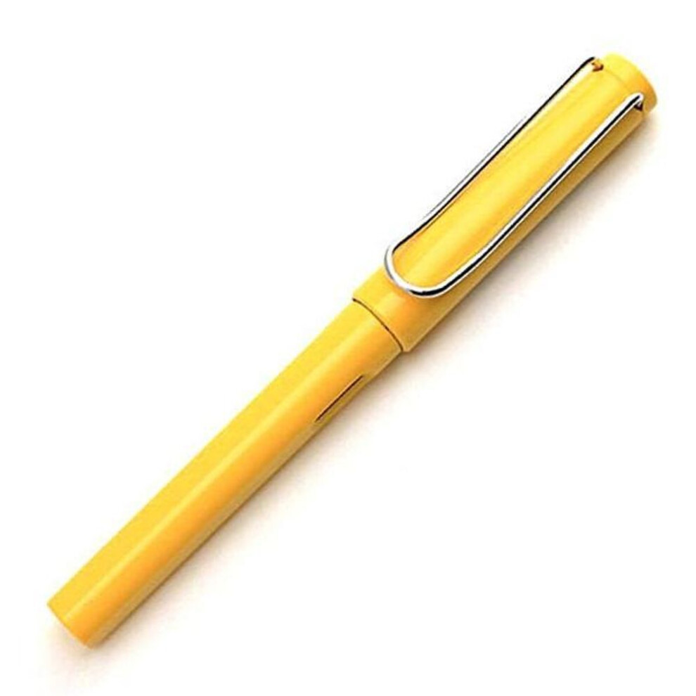 (F (fine print)) Ramie Safari Fountain Pen Yellow