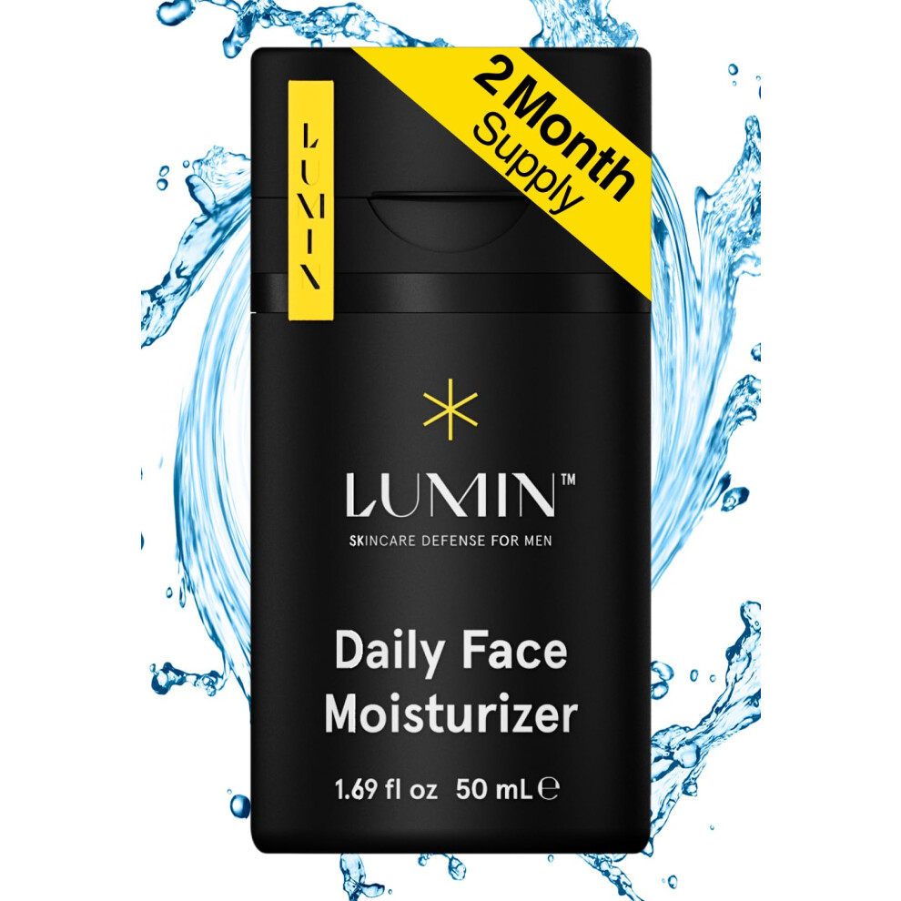 - Daily Face Moisturizer for Men - Mens Face Lotion, Men's Skin Care, Ideal for normal & combination skin, 50ml, 1-Pack