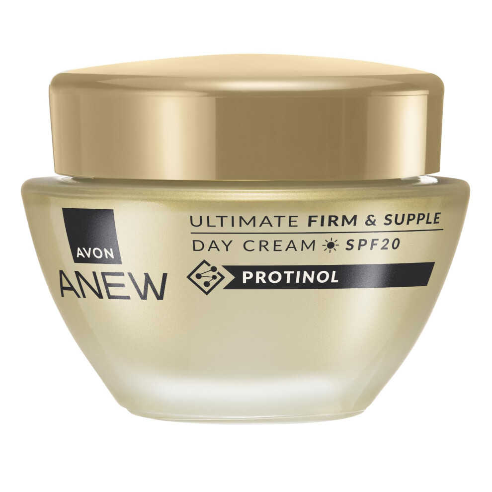 Avon Cream Anew Ultimate Firm & Supple Day 50Ml, With Protinol Technology To Help Firm Skin, Reduce The Appearance Of Wrinkles And Boost Radiance,