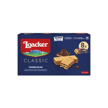 - Classic Cremkakao - Classic Wafer with 3 Layers of Stuffed Waffles with Cocoa and Chocolate Cream - Snack and Snack - Pack of 8 Pieces of 45 g