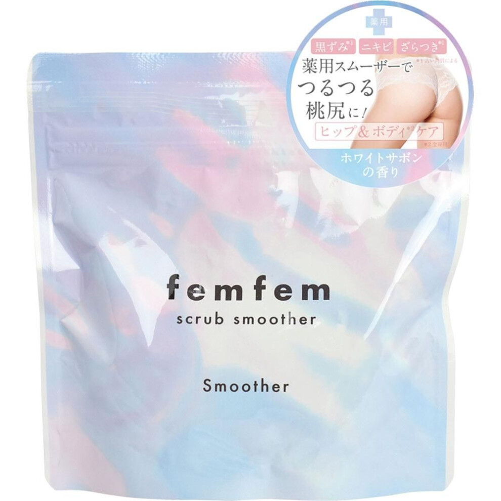 Cosme Freak Femme Femme Scrub Smoother 140g Delicate Zone Cleaner Cleaning Products Directions For Use] - Take An Appropriate Amount, Wash The Skin, A