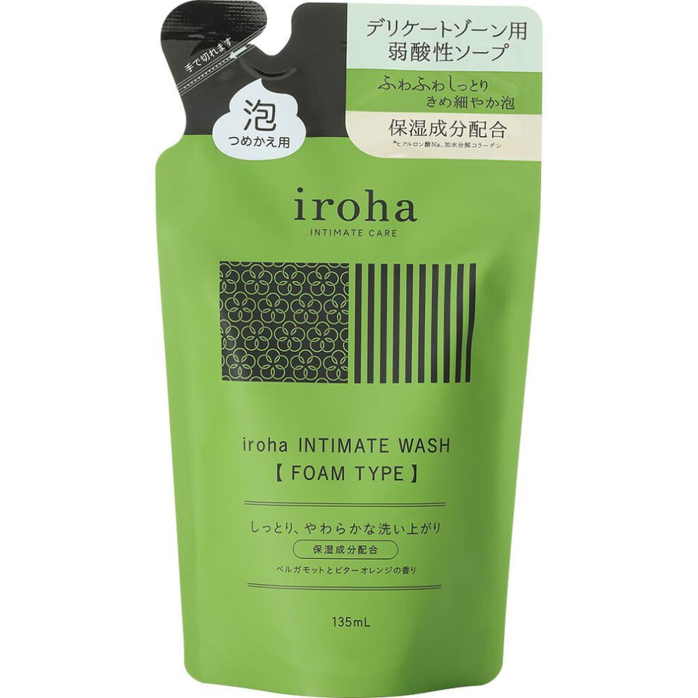 Noriga Iroha Intimate Wash Refill 135ml Delicate Zone Cleaner Cleaning Products 1: Apply An Appropriate Amount To Wet Hands. 2: Wash Gently In A Circu