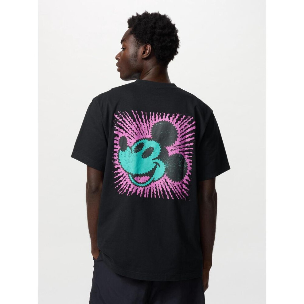(09 BLACK/M) Uniqlo Japan Disney Mickey Face Ut