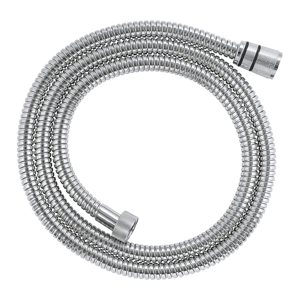 VitalioFlex Metal Long-Life TwistStop - Shower Hose 1.5 m (Tensile Strength 50 kg, Pressure Resistance Up to 16 Bar, Heat Resistance 75C, Universal
