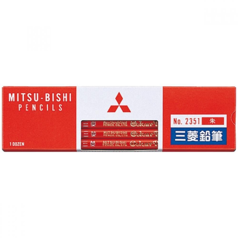 Mitsubishi Pencils  Colored Pencils  2351  Red Thread