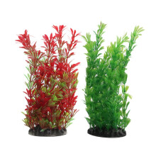 Aquarium Artificial Plants, 2 Pack 9.8inch Tall Plastic Plants for Fish Tanks