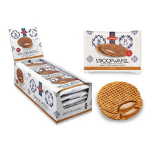Stroopwafels - Caramel Wafers - 78 g x 18 in a Box - Authentic Dutch Caramel Waffle - Stroopwaffels