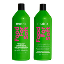 DUO Food For Soft Hydrating Shampoo with Avocado Oil and Hyaluronic Acid, for dry hair 1000ml & Food For Soft Detangling Conditioner with Avocado Oil