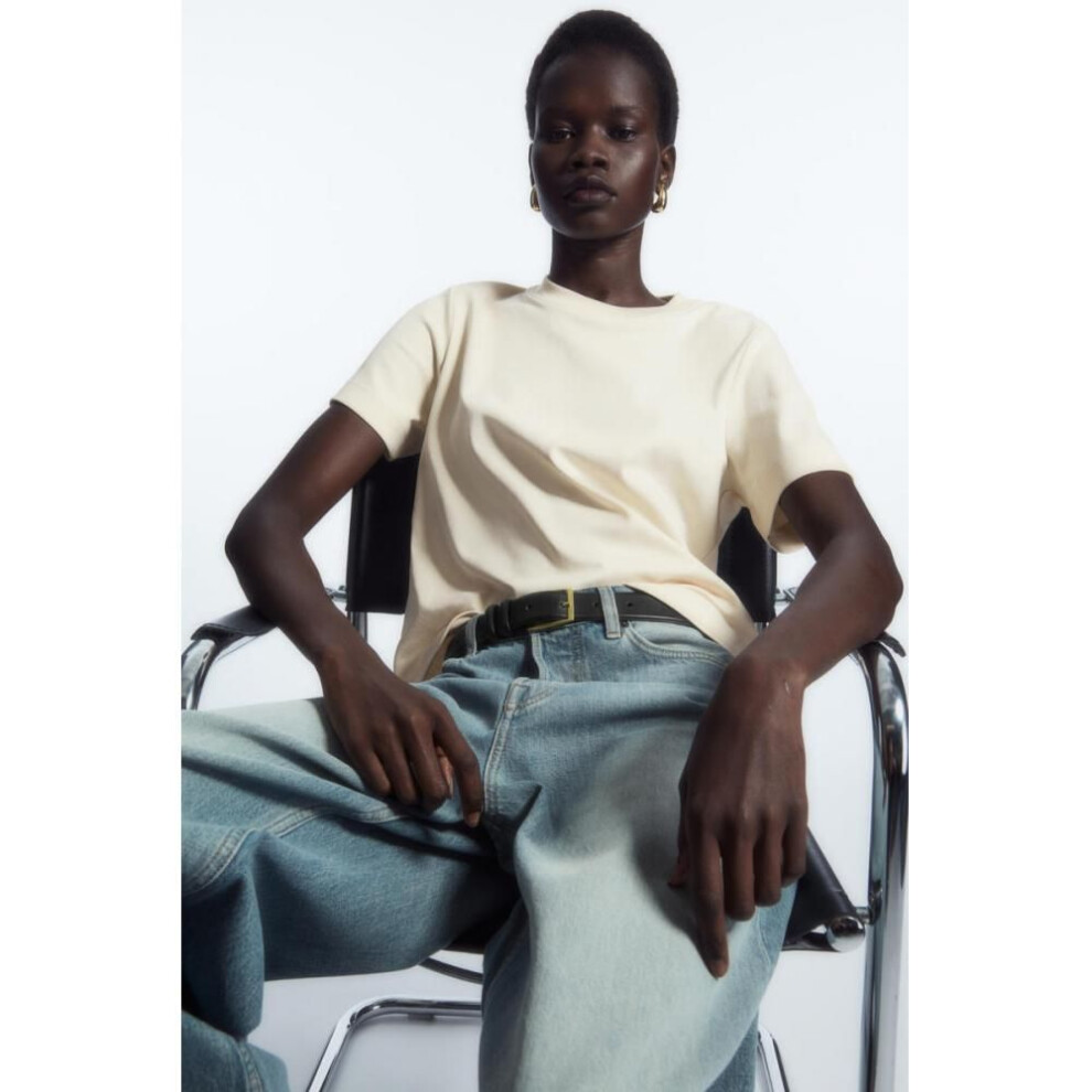 (light beige/L) Cos Japan Clean CuT T shirT