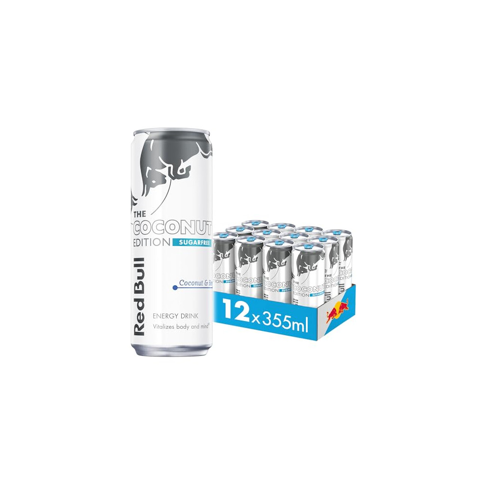 Red Bull Energy Drink Sugar Free Coconut Edition Coconut And Berry 355Ml X12
