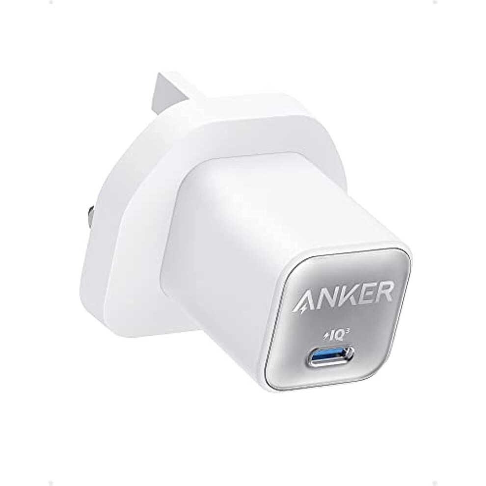 USB C Plug, Anker GaN Charger (Nano 3), 30W PPS Fast Charger for iPhone 15/15 Pro/14/14 Pro Max/13, Galaxy, iPad (Cable Not Included)