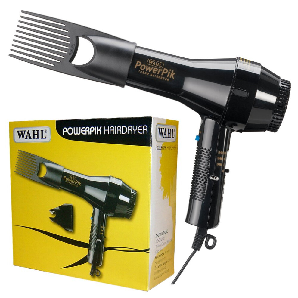 Afro PowerPik Hair Dryer 1250W with Pik Attachment