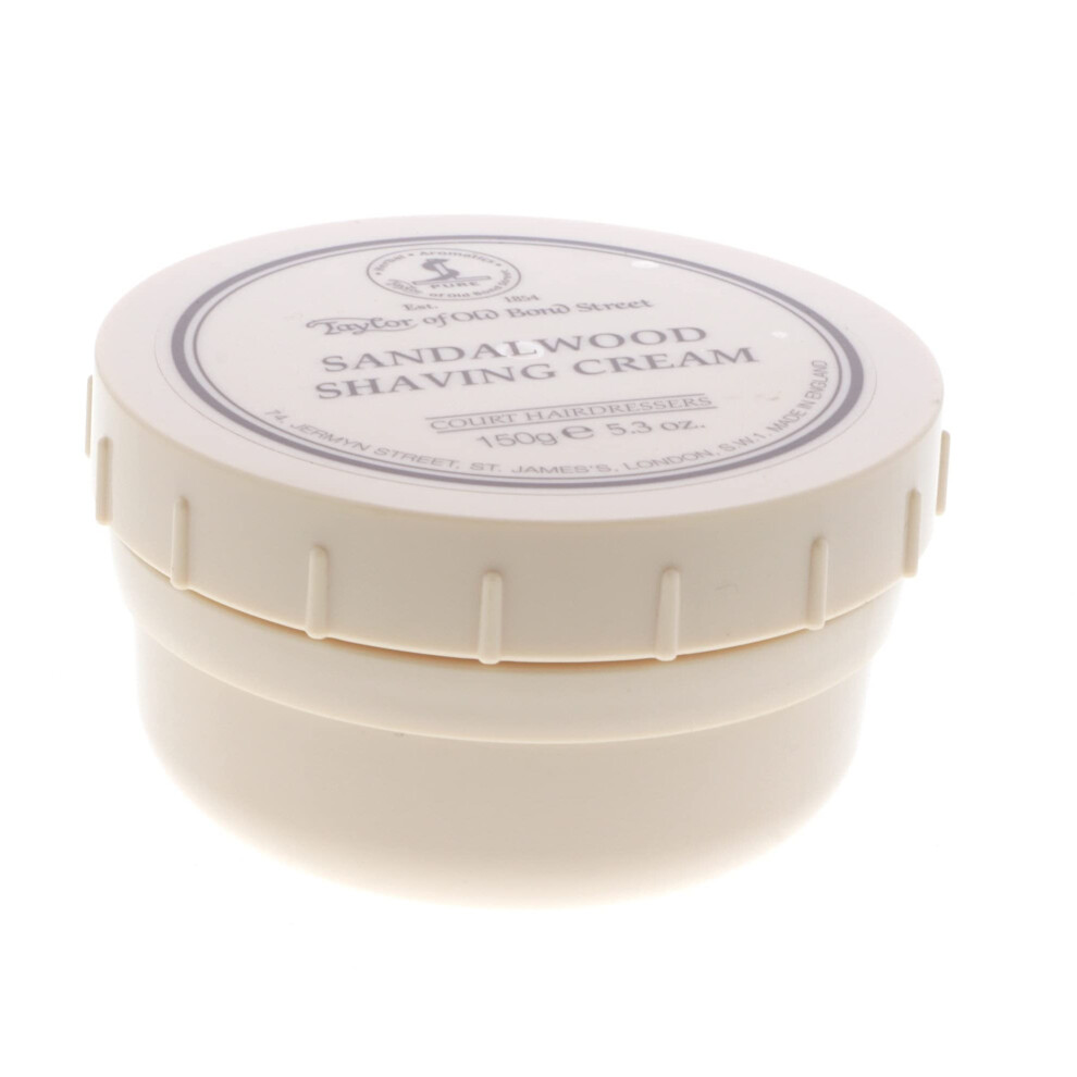 Taylor Of Old Bond Street Sandalwood Shaving Cream 5.3 Oz, 2 Pack