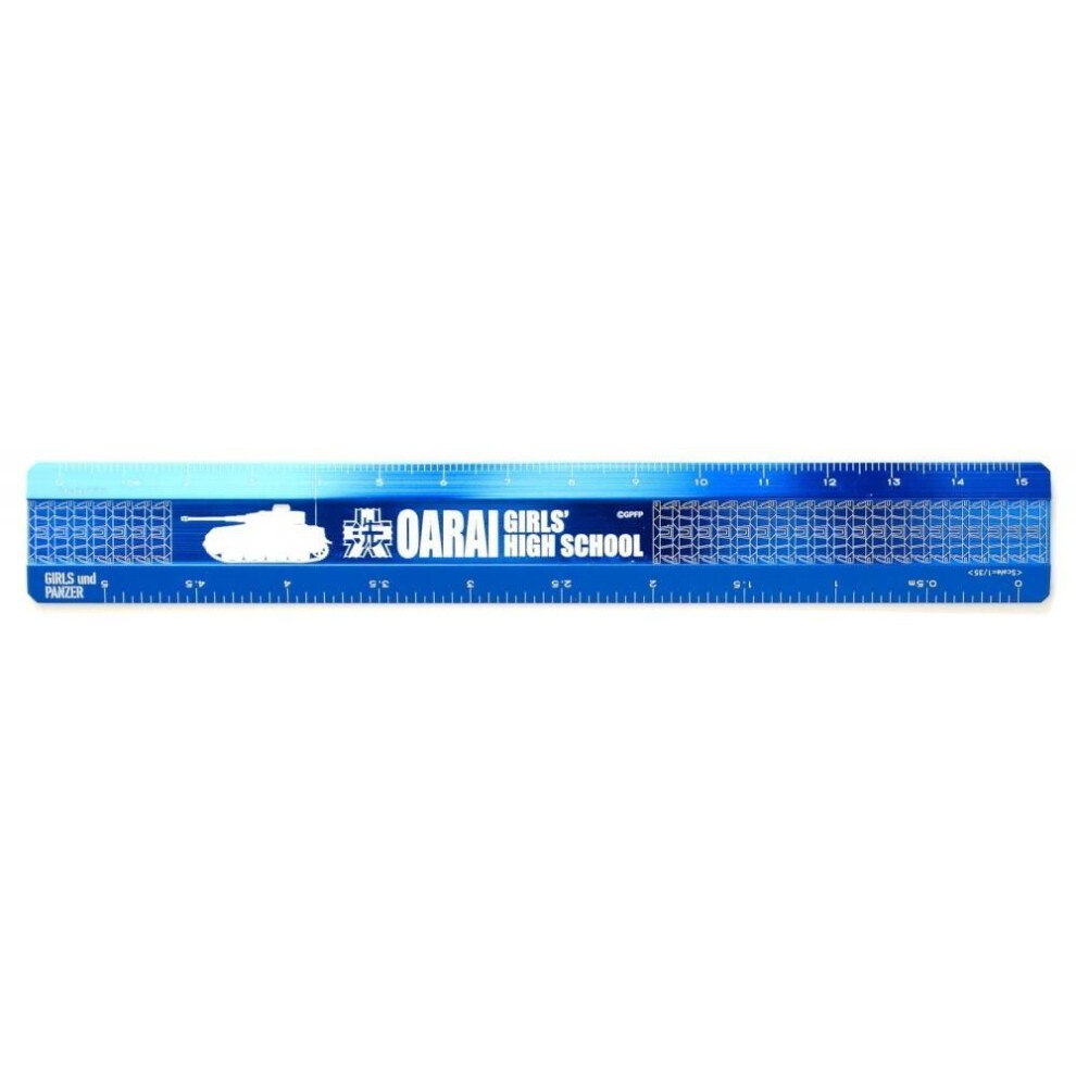 Girls Und Panzer Girls Und Panzer  Metal Ruler Oarai Girls High School Model Sensha Do Ver.