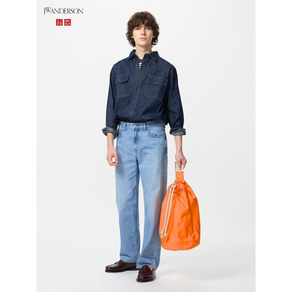(63 BLUE/28) Uniqlo Japan Straight Jeans