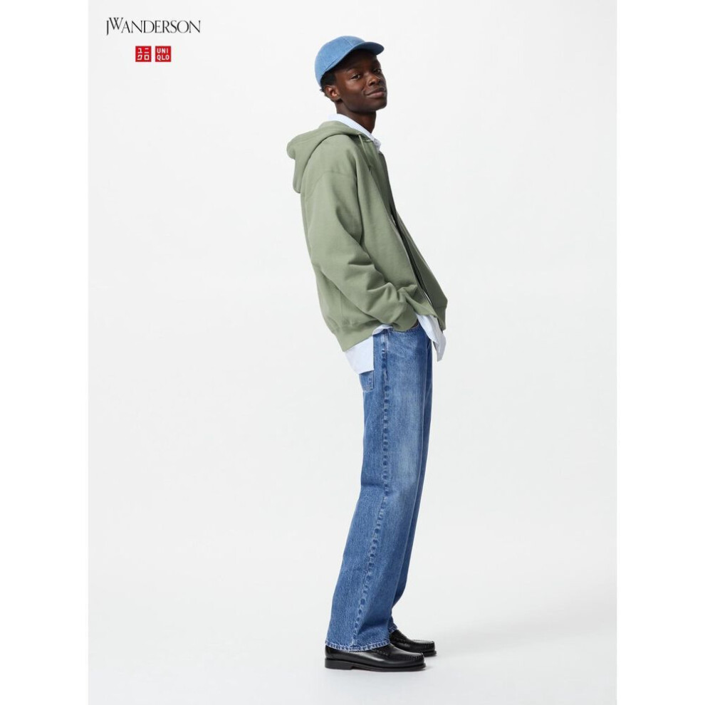 (65 BLUE/29) Uniqlo Japan Straight Jeans