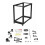 StarTech.com StarTech.com 18U 19" Open Frame Server Rack, 4 Post Adjustable Depth 22-40" Mobile, Free Standing Rolling Network/Comput 7