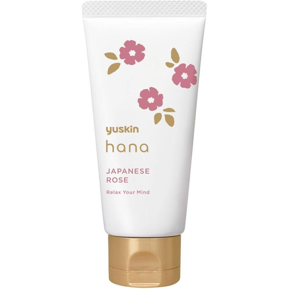 Yuskin Hana Hand Cream Japanese Rose a 50g General Hand Care Take an appropriate amount of the product and spread it over your hands. General