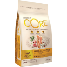 Wellness CORE Sterilised Original, 4kg, Chicken & Turkey, Dry Cat Food for Sterilised / Indoor Cats, Grain-Free, High M