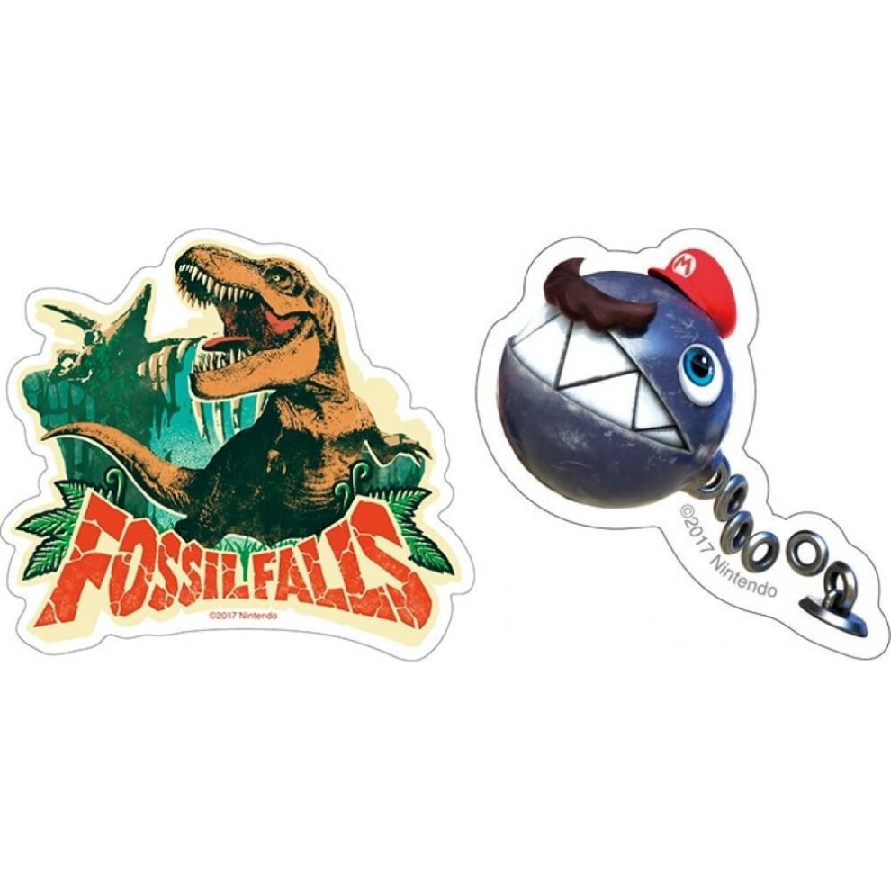 Super Mario Brothers Super Mario Odyssey  Travel Sticker 6 Cascade Kingdom
