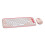 Logitech Ensemble Clavier et Souris - Logitech - Pop Icon Combo - Rose - Sans fil - 4000DPI - 4 boutons 2