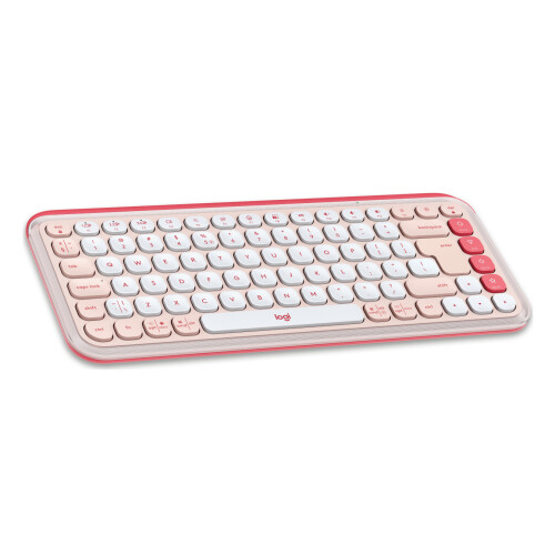 Logitech Ensemble Clavier et Souris - Logitech - Pop Icon Combo - Rose - Sans fil - 4000DPI - 4 boutons 2