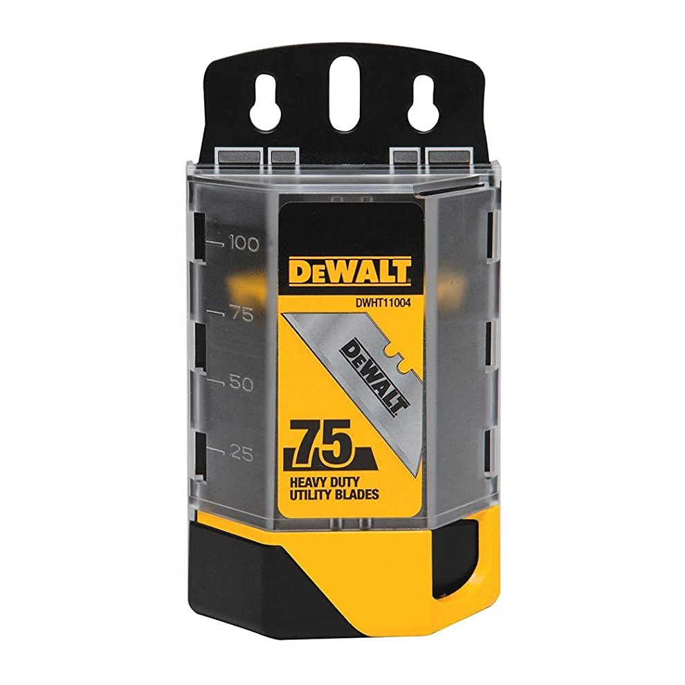 Dewalt Hand Tools Induction Hardened Utility Blades (Dispenser Of 75)