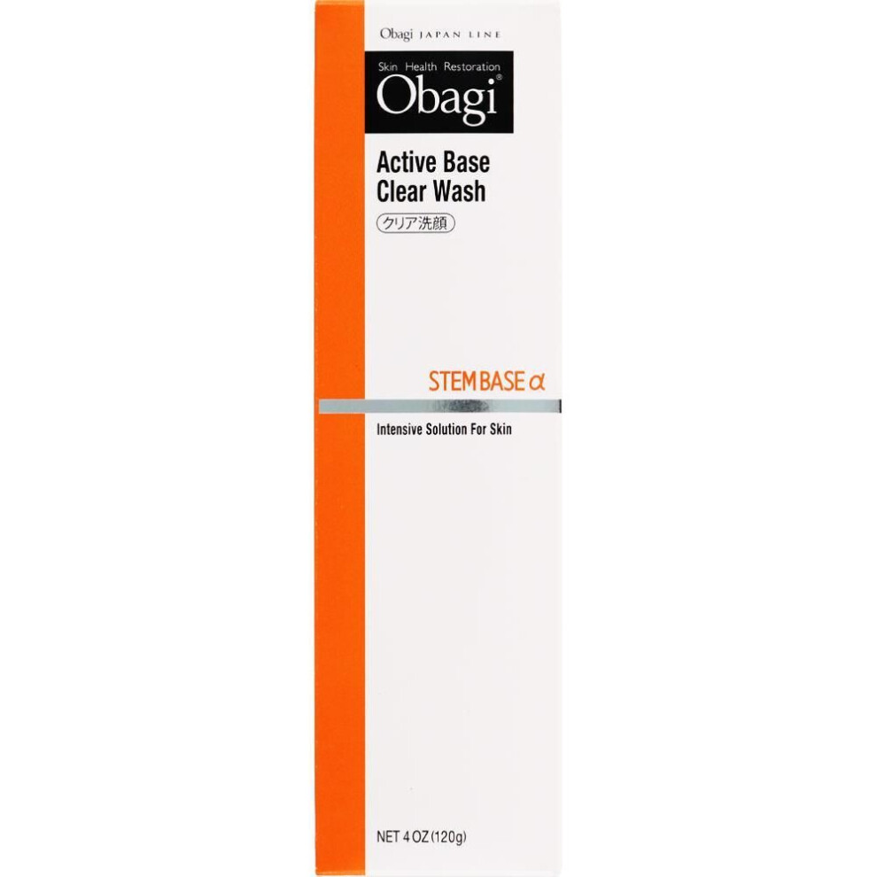 Rohto Obagi Obagi Active Base Clear Wash 120g Face Care After Wetting Your Face, Pour An Appropriate Amount (2-3cm) Onto Clean Palms And Wh