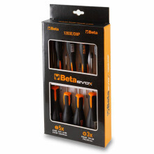 Set van 8 schroevendraaiers EVOX - BETA - 1203E-D8P - Robuust en duurzaam - Voor amateurs en professionals