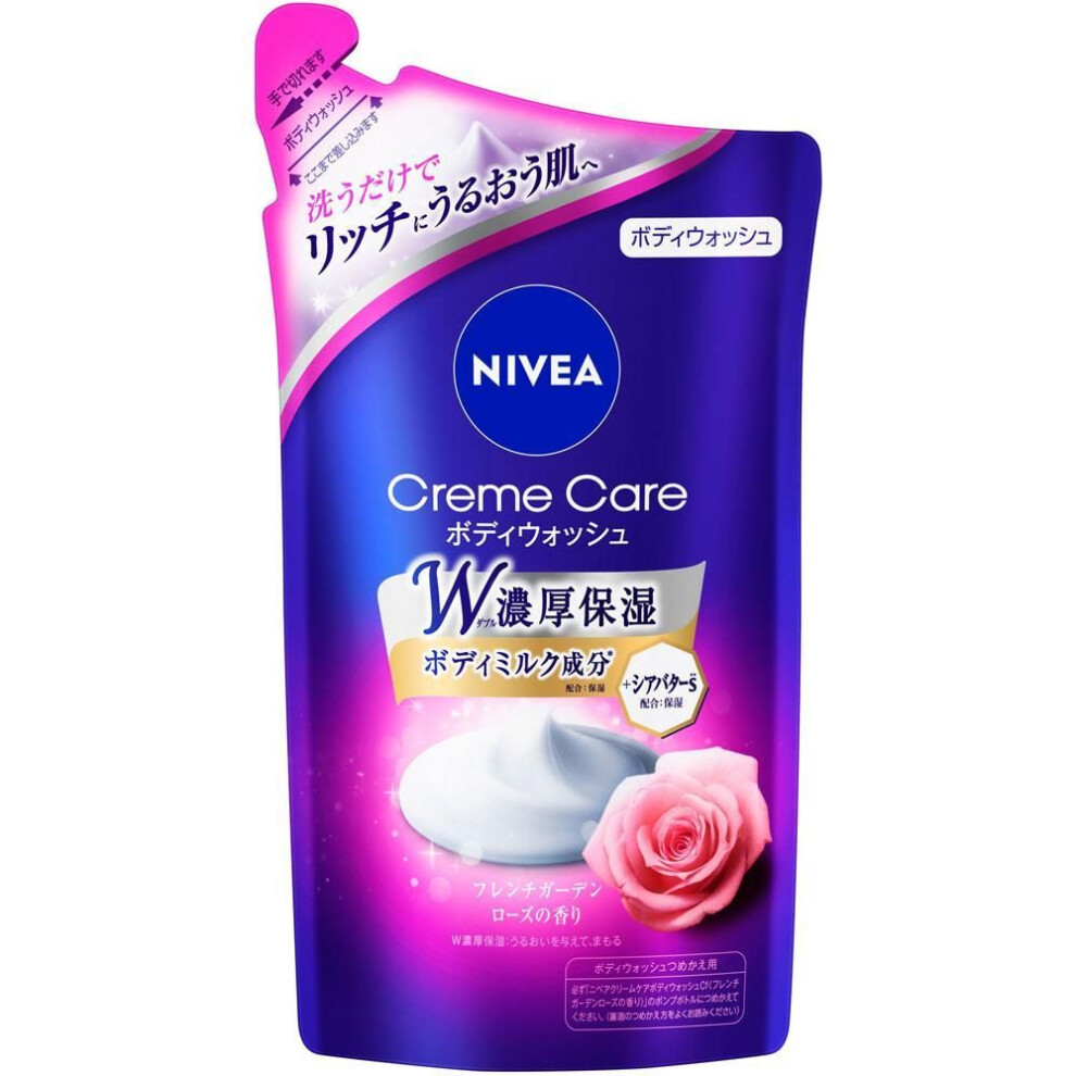 KAO NIVEA CREAM Care Body Wash French Garden Rose Fragrance Refill 360mL Personal Medium Price Range Body Soap Personal Medium Price Range