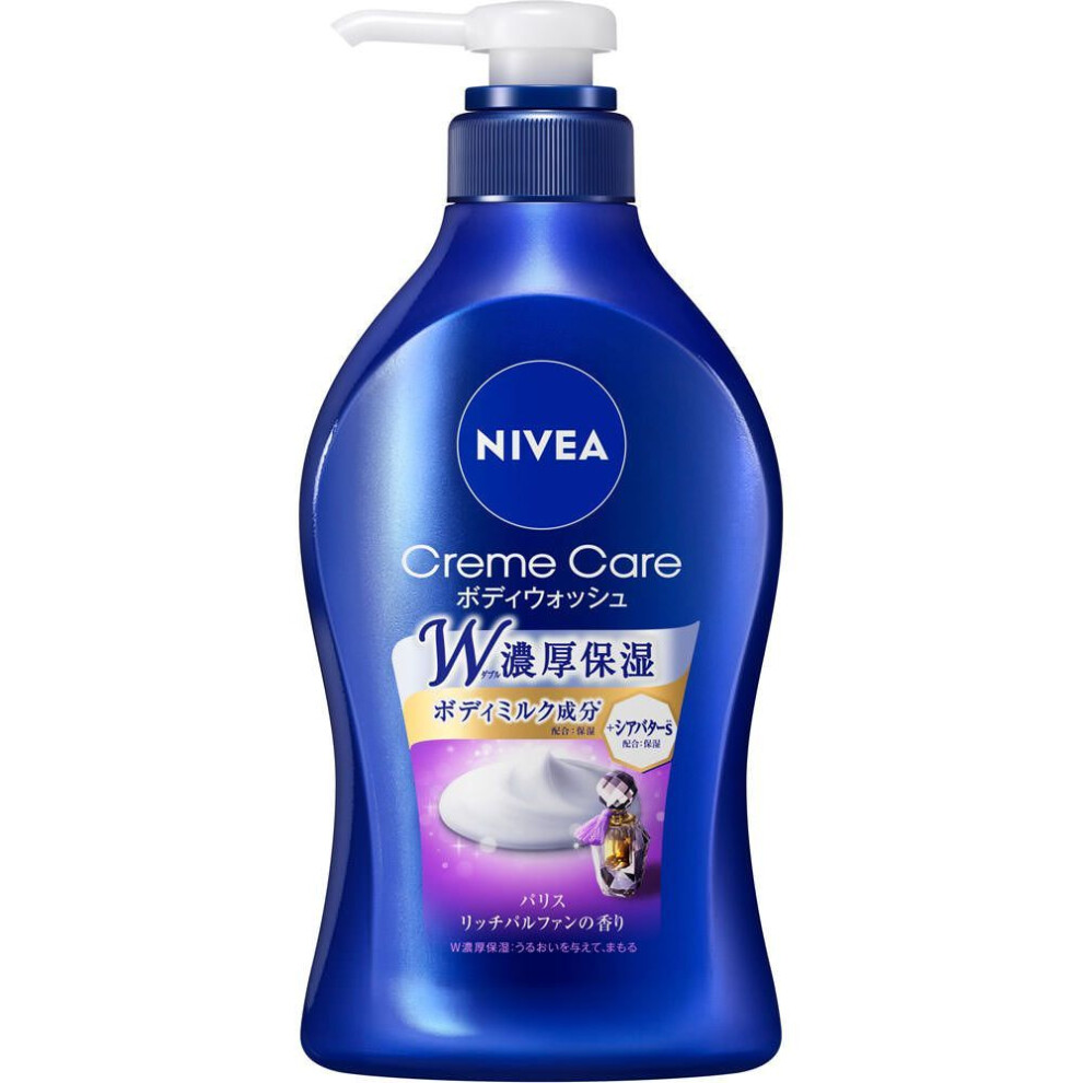 KAO NIVEA Cream Care Body Wash Paris Rich Parfum Fragrance Pump 480mL Personal Medium Price Range Body Soap Personal Medium Price Range