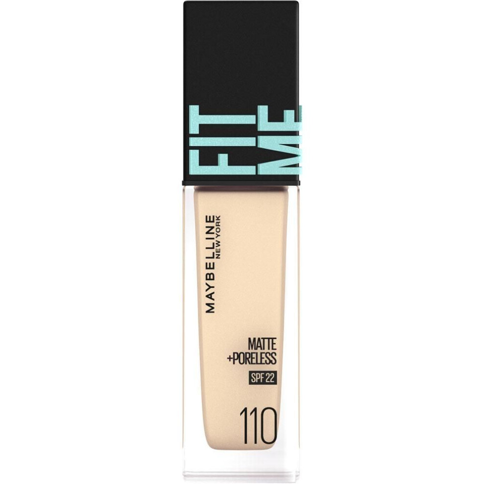 Maybelline Fit Me Liquid Foundation R 110 Skin Makeup After Conditioning The Skin With Lotion And Primer, Take An Appropriate Amount Of Foundation On