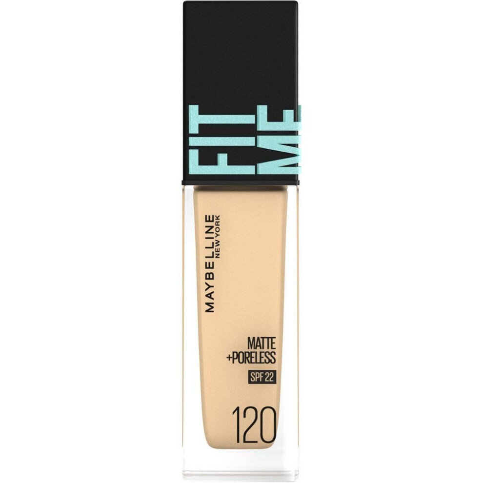 Maybelline Fit Me Liquid Foundation R 120 Skin Makeup After Conditioning The Skin With Lotion And Primer, Take An Appropriate Amount Of Foundation On