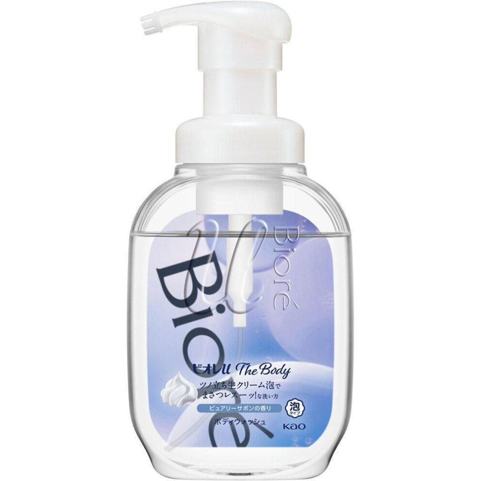KAO Biore u THE BODY Foam type - Purely Savon scent - Pump 540ml Personal Medium Price Range Body Soap Wet your skin, apply 1 to 2 pumps of foam to yo