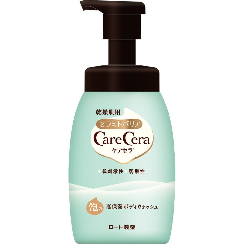 Rohto Carecera MK Foaming Moisturizing Body Wash 450ml Dry/Sensitive Skin Body Soap Directions for use: Apply an appropriate amount to the palm of you