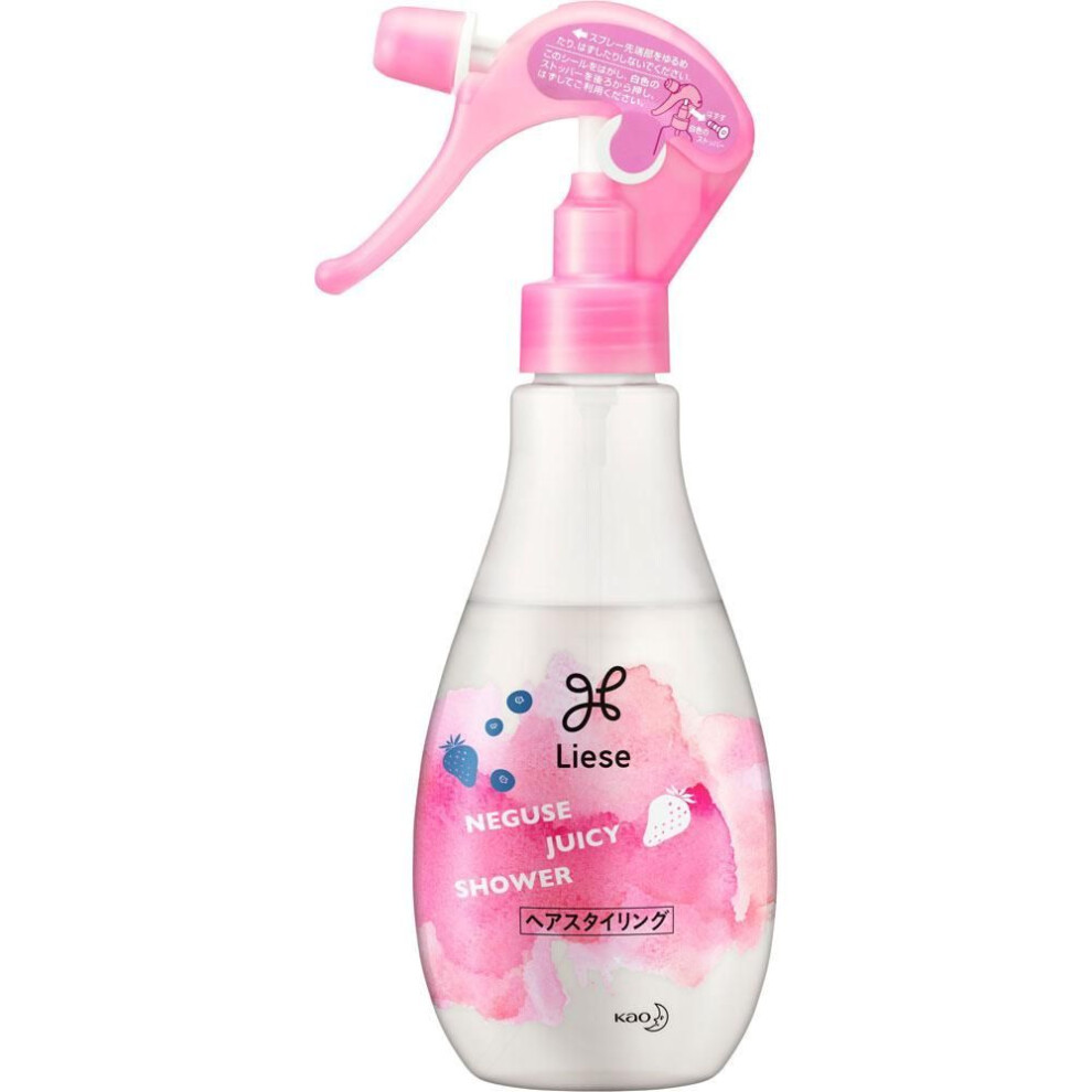 Kao Liese Moist Juicy Shower - Main Body 200ml Styling Products Spray Enough To Moisten Hair And Condition With A Hand Comb. If You Are Worried About