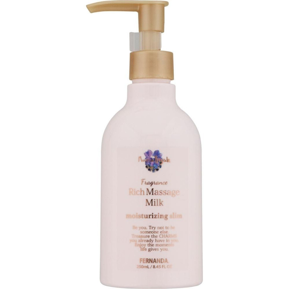 FERNANDA Rich Massage Milk Maria Rigel 250ml Moisturizers Body Care Apply a small amount to your hands and massage lightly on your arms, stomach, hips