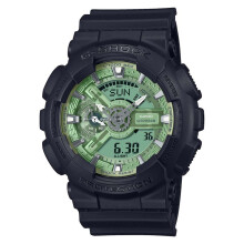 Montre - Casio - GA-110CD-1A3ER - Bracelet Plastique Noir - Etanche 20 Atm - Sportive Homme