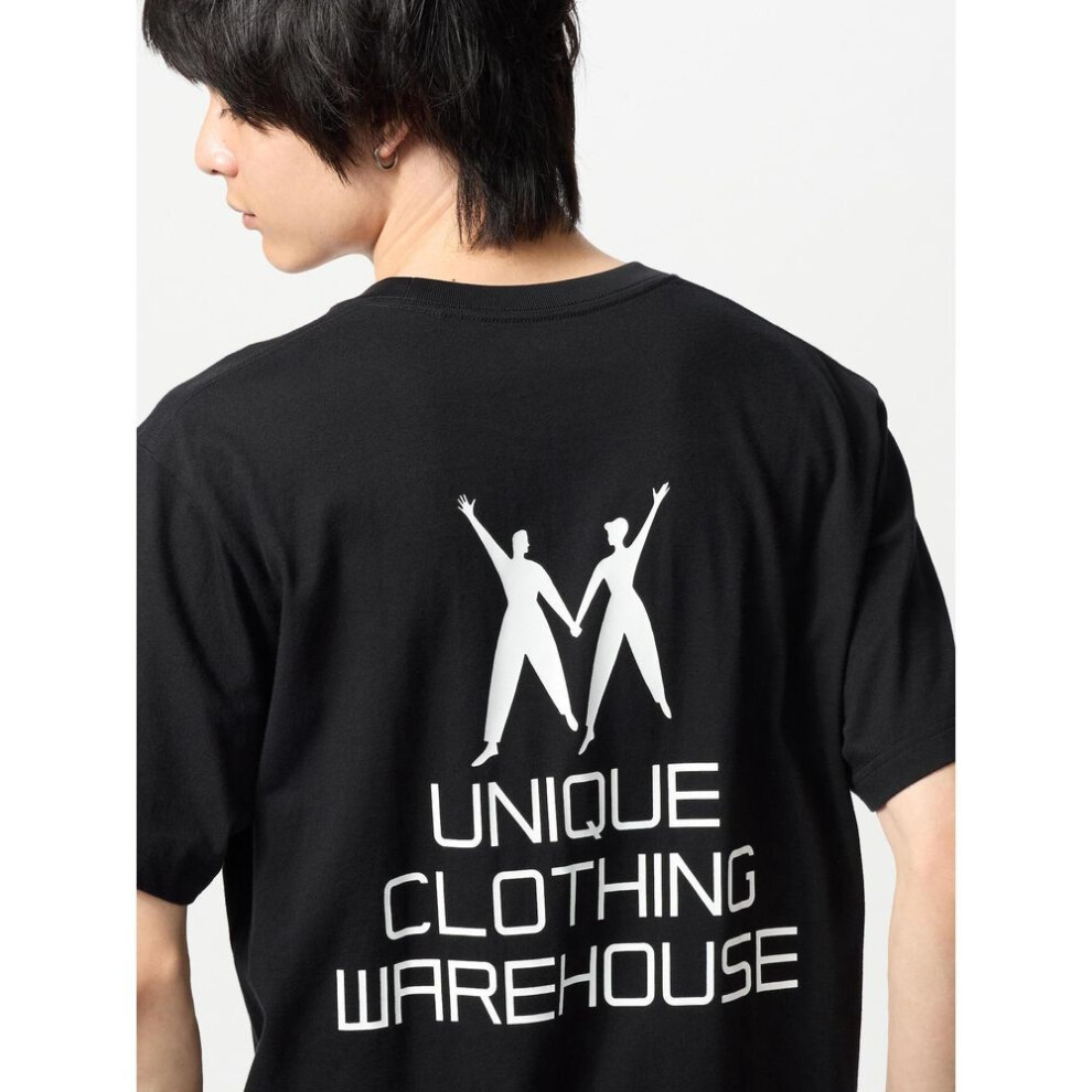 (09 BLACK/M) Uniqlo Japan Uniqlo Logo T shirT