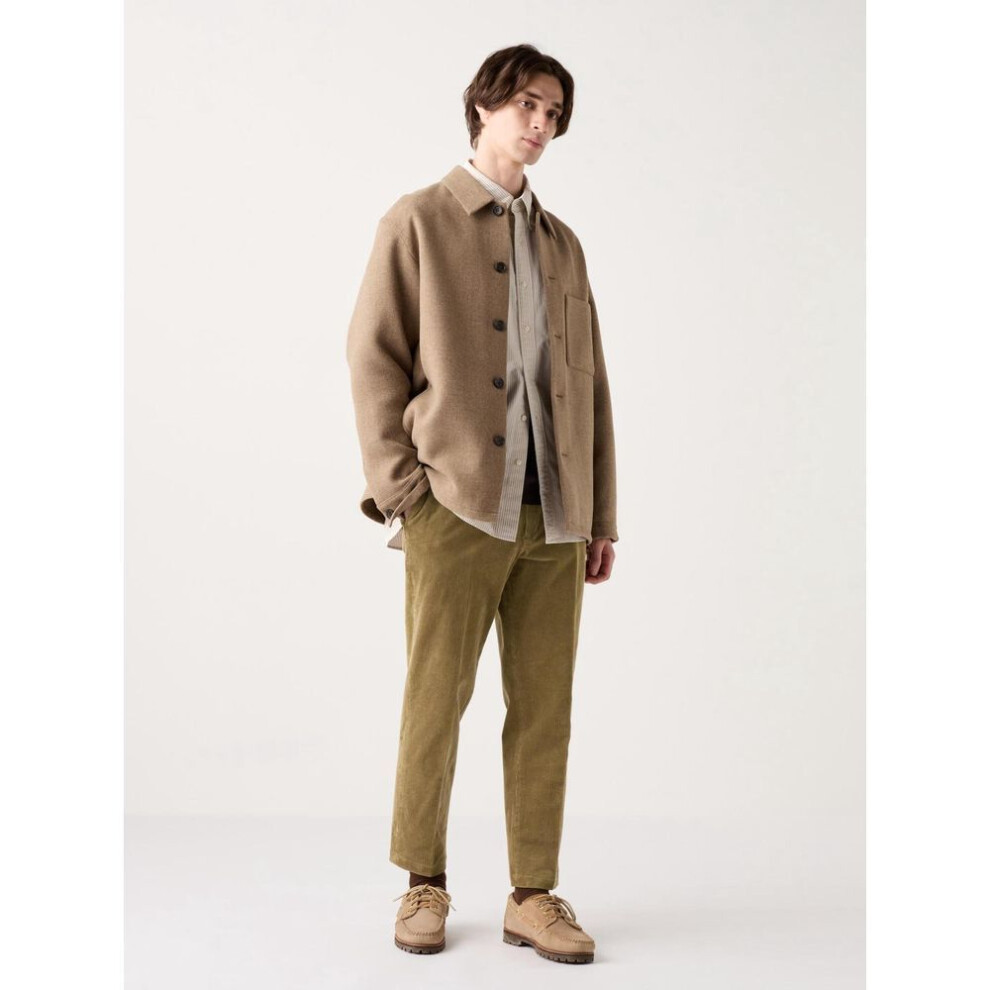 (34 BROWN/XS) Uniqlo Japan Smart Ankle Pants Corduroy