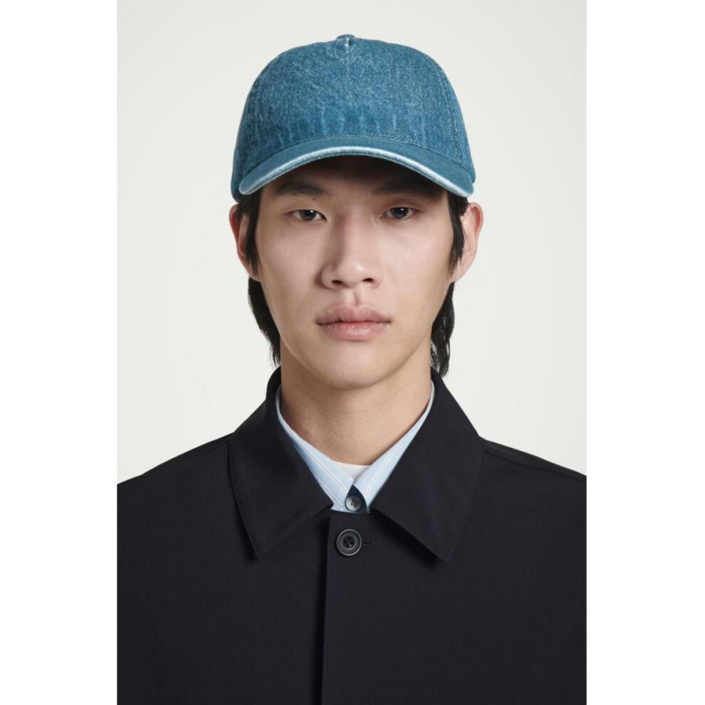 (blue/S/M) Cos Japan Denim Baseball Cap
