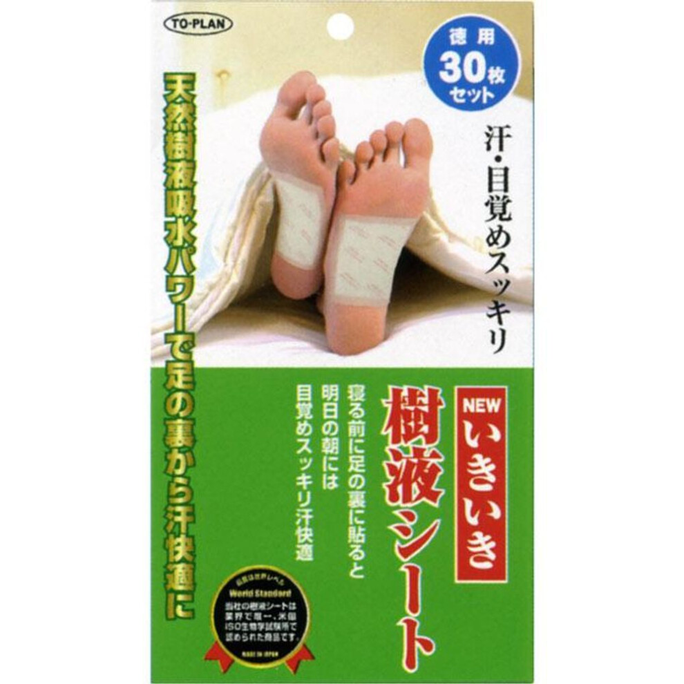 Tokyo Kikaku Hanbai TO-PLAN New Iki Iki Sap Sheet 30 sheets Other (check locks, tongue cleaners, etc.) Foot Care:Comfort Goods  Place the