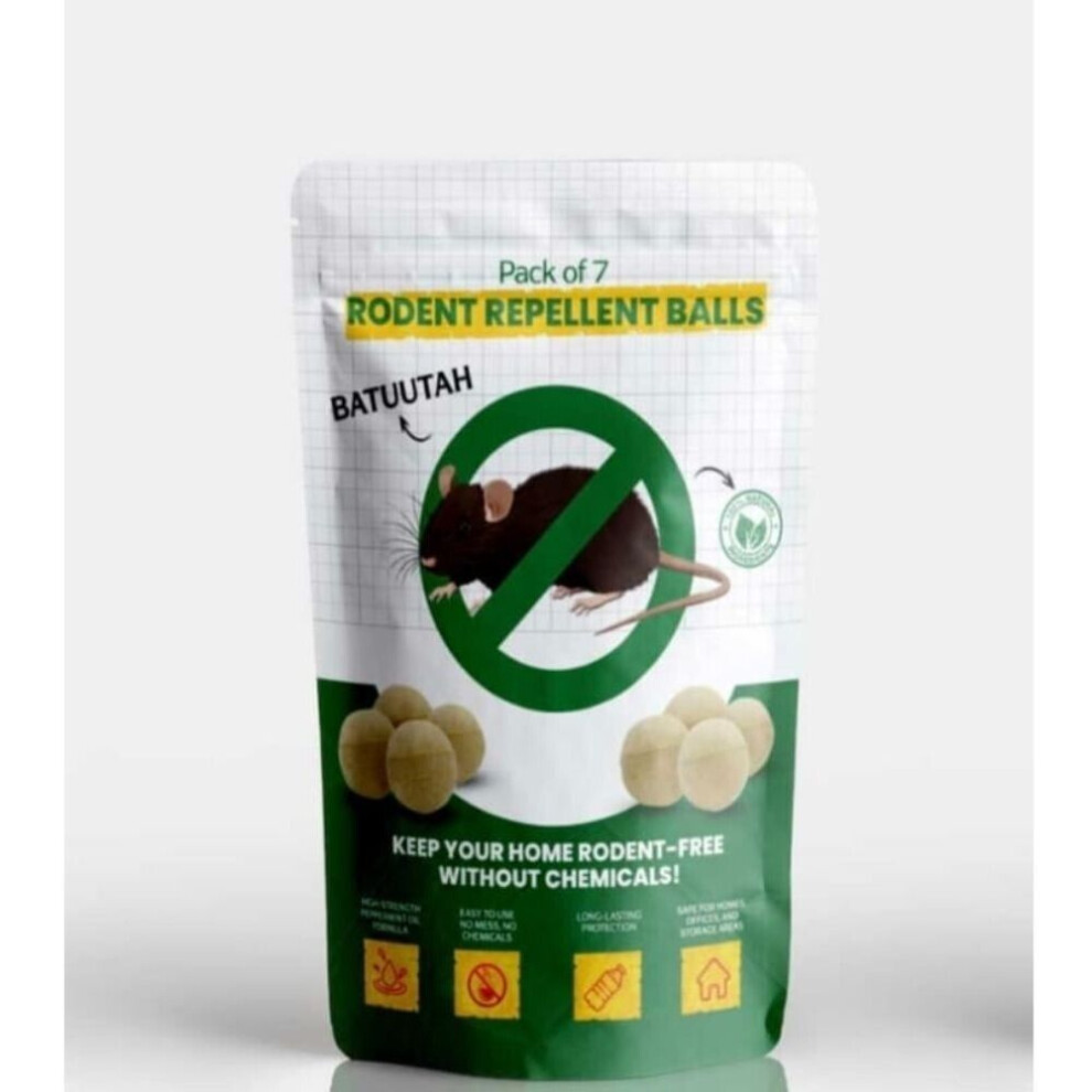 (1 pack) 7pcs Mouse, Rat Rodent Repellent Peppermint Balls-image-OPC-PGNMTDJ-NEW